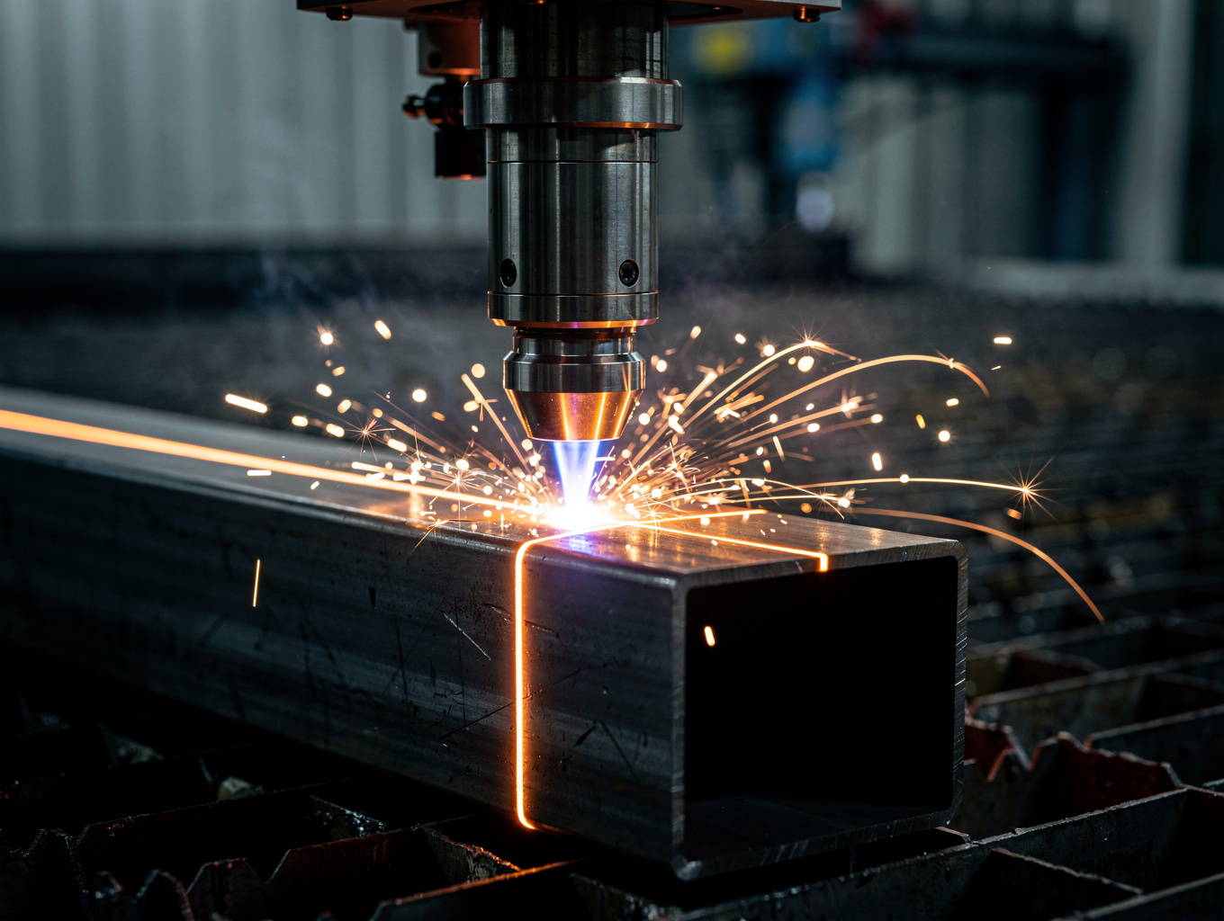 Cięcie laserowe profili stalowych 3D